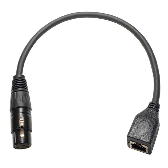 XLReach45 XLR3-RJ45 変換　20ペア ライブ配信★OBS配信 RJ45 to 3P XLR Female Adapter
