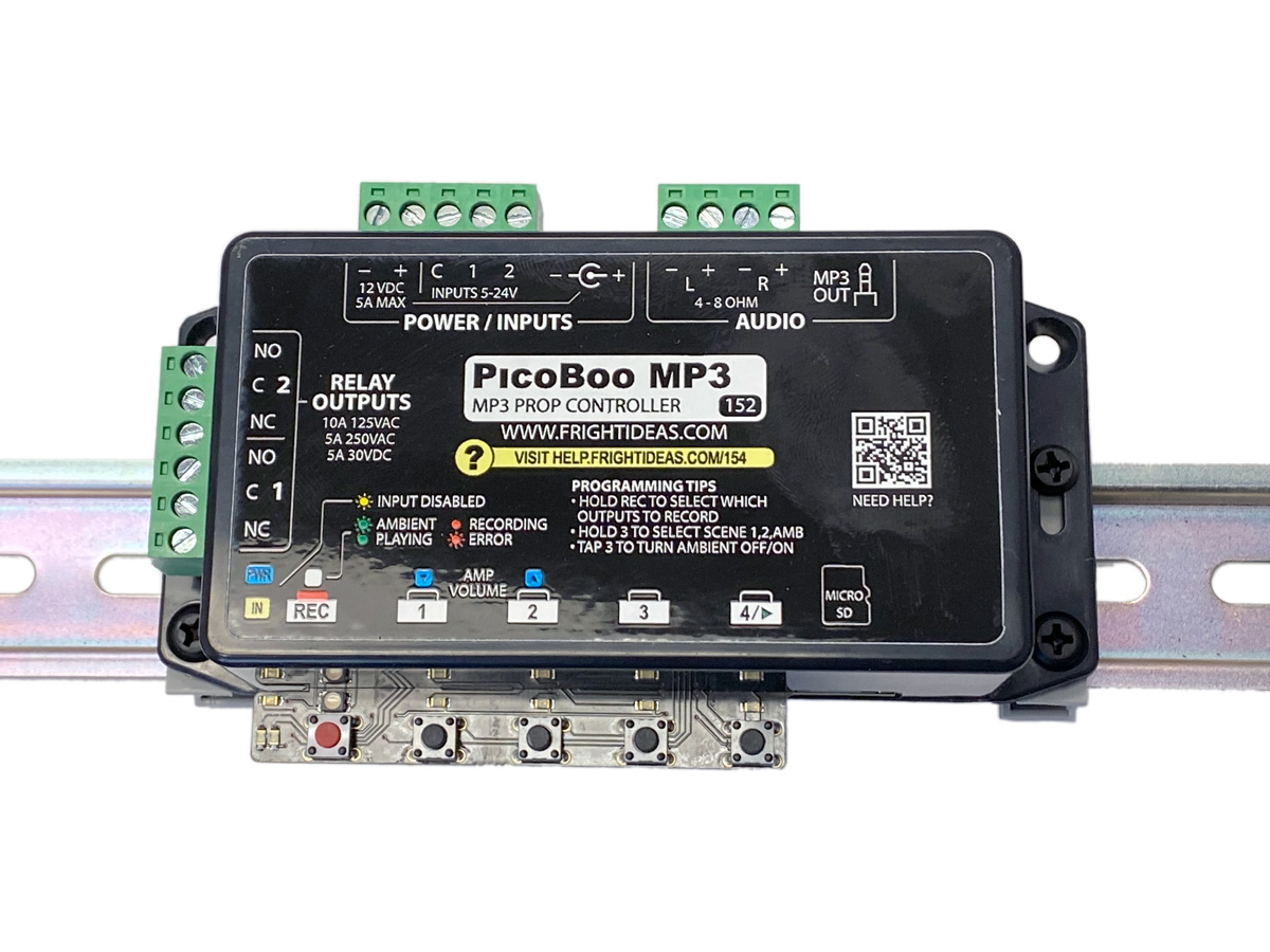 PicoBoo MP3 on DIN Rail