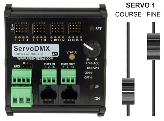 ServoDMX now supports 16-Bit DMX